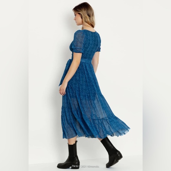 Zelda Weapons Wrap Midaxi Dress, Blackmilk size small - Picture 5 of 9